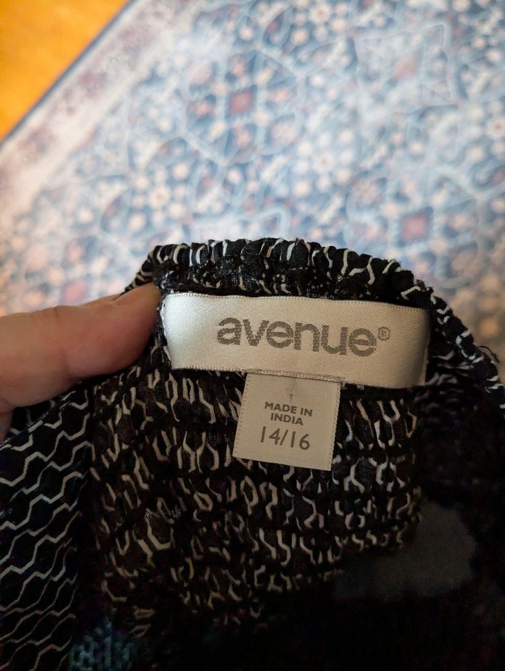 Avenue Black & White Midi Dress - Picture 8 of 10